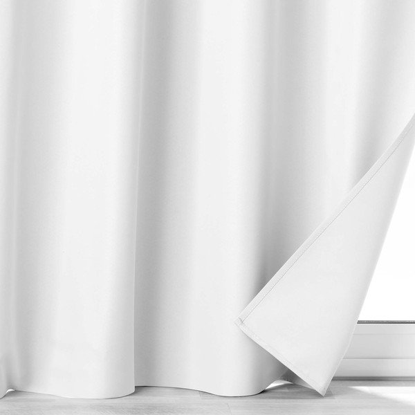 Iš mikropluošto visiškai užtemdo užuolaida šviesiai pilkos spalvos 140x260 cm Obscure – douceur d'intérieur-image-3