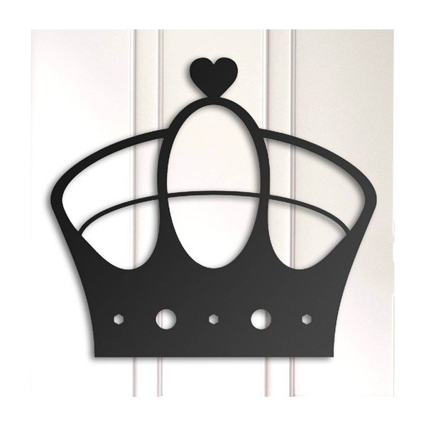 Juoda sienų apdaila Crown