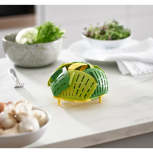 Žalias garinimo-varvinimo dėklas Joseph Joseph Bloom-image-1