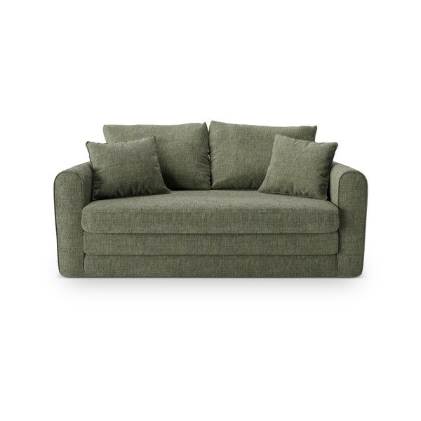 Žalios spalvos sulankstoma sofa 158 cm Lido – Micadoni -image-2
