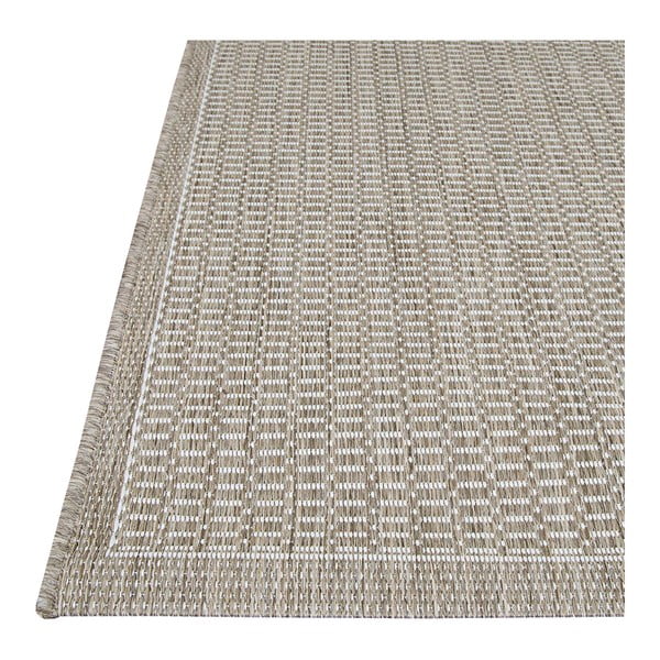 Smėlio spalvos lauko kilimas Floorita Tatami, 180 x 280 cm-image-2