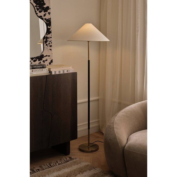 Iš tekstilės pastatomas šviestuvas (aukštis 150 cm) Gabriel – Ellos Home-image-1