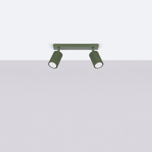 Žalios spalvos taškinis šviestuvas 6,5x30 cm Gleam – Sollux-image-4