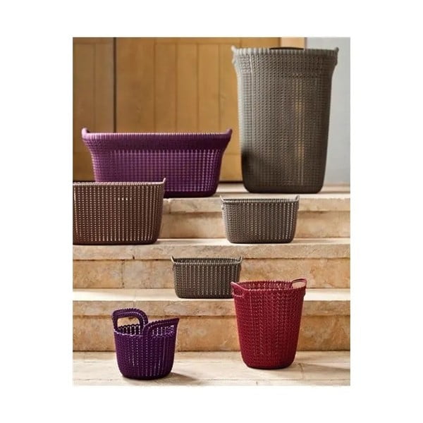 Skalbinių krepšys iš plastiko 57 l Knit – Curver-image-1