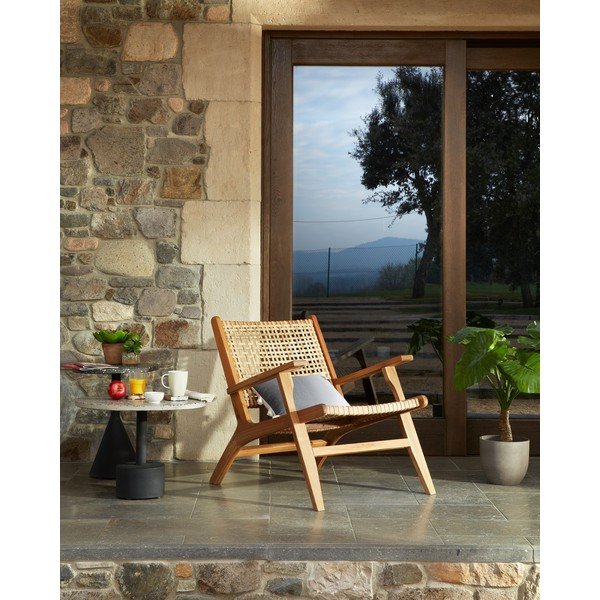 Pilkas šoninis staliukas Kave Home Melano-image-2