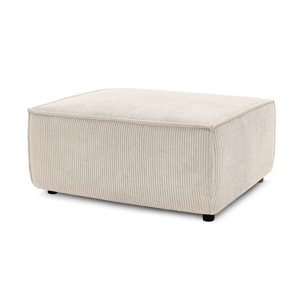 Pufas smėlio spalvos iš kordinio velveto Nihad – Bobochic Paris-image-3