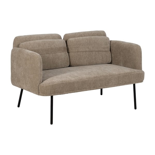 Smėlio spalvos iš šenilinio audinio sofa 127 cm Bind – Ixia-image-2