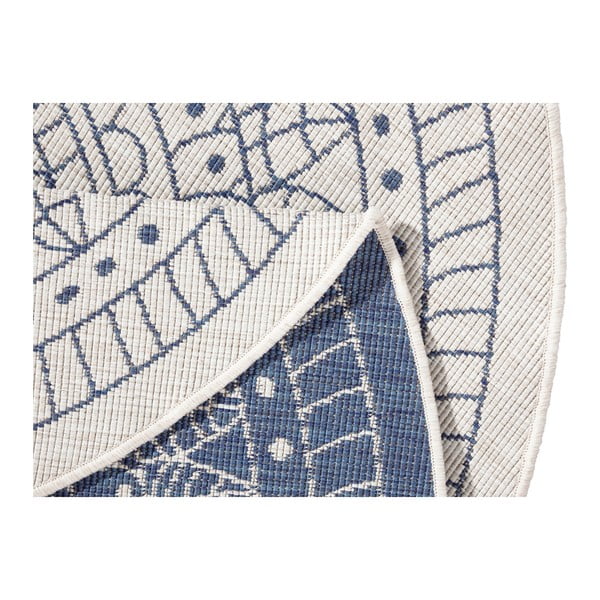 Mėlynas lauko kilimas NORTHRUGS Porto, ø 200 cm-image-3