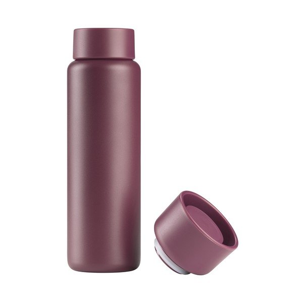 Bordo spalvos iš nerūdijančio plieno termo puodelis 650 ml Singles – Zone