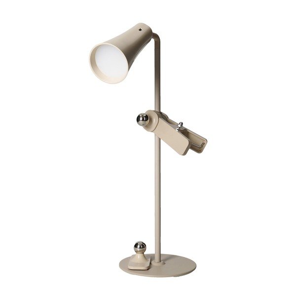 Smėlio spalvos stalinis šviestuvas LED (aukštis 47,5 cm) 4in1 – Brandani