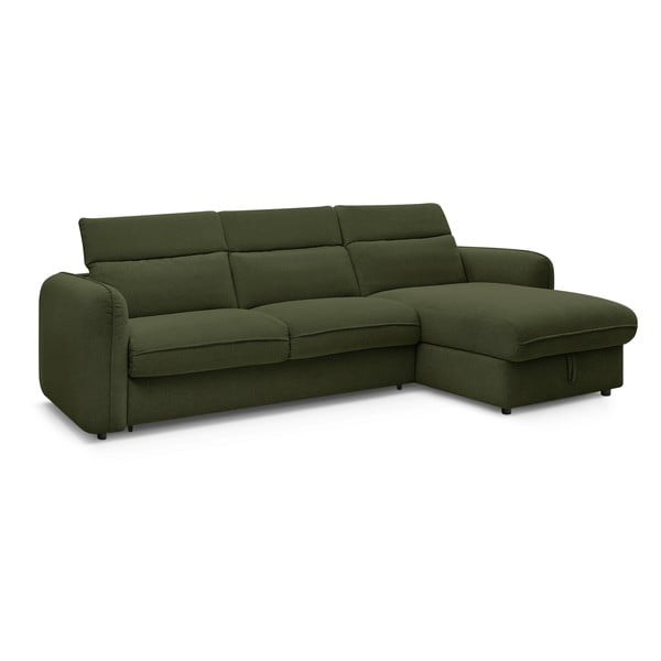 Sulankstoma kampinė sofa žalios spalvos (kintama) Achille – Bobochic Paris-image-4