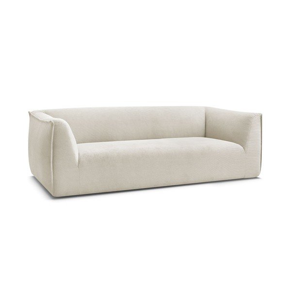 Smėlio spalvos sofa iš kordinio velveto 242 cm Giorgia – Bobochic Paris-image-2