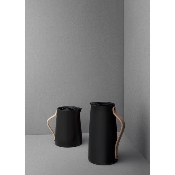 Juodos spalvos iš nerūdijančio plieno termosas 1,2 l Emma – Stelton-image-1