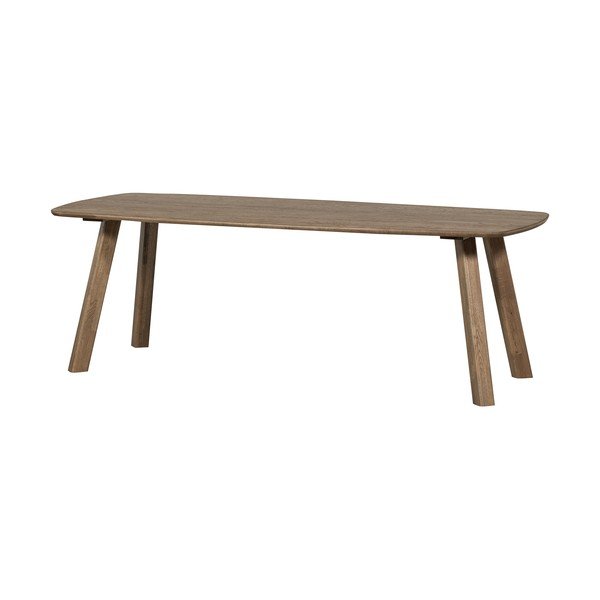 Valgomojo stalas iš ąžuolo masyvo 100x220 cm Tablo – WOOOD-image-1