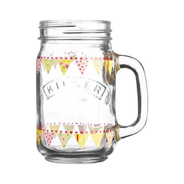 Stiklinė su rankena "Kilner Flags", 0,4 l-image-1