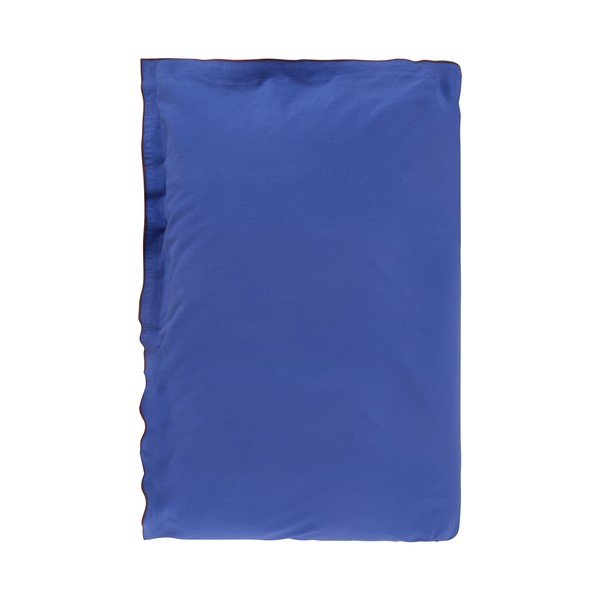 Mėlynos spalvos/rudos spalvos iš medvilninio perkelio viengulė patalynė 140x200 cm Pivot – Jotex