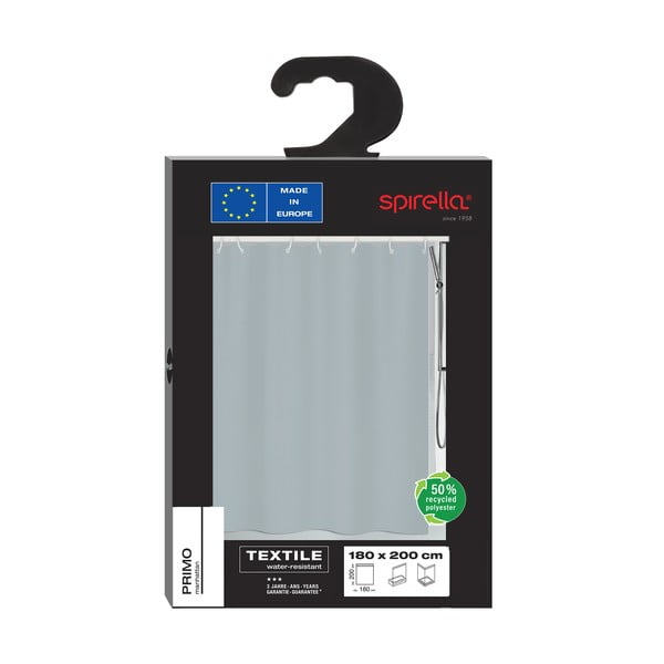 Dušo užuolaida 180x200 cm Primo – Spirella-image-3