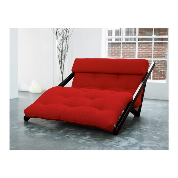 "Karup Figo" poilsio kėdė, venge/raudona, 120 cm
