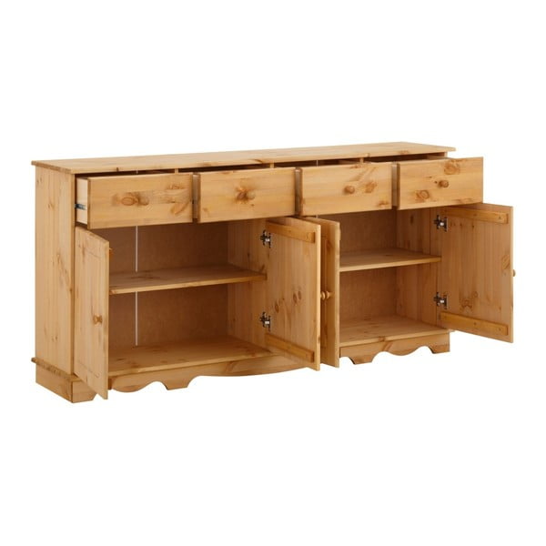 Keturių durų pušies masyvo bufetas "Støraa Cheryl-image-2