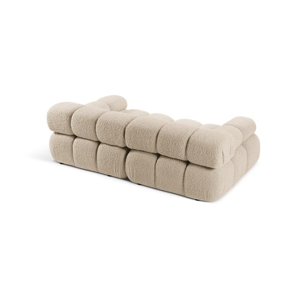 Iš boucle sofa smėlio spalvos 188 cm Bellis – Micadoni Home-image-4