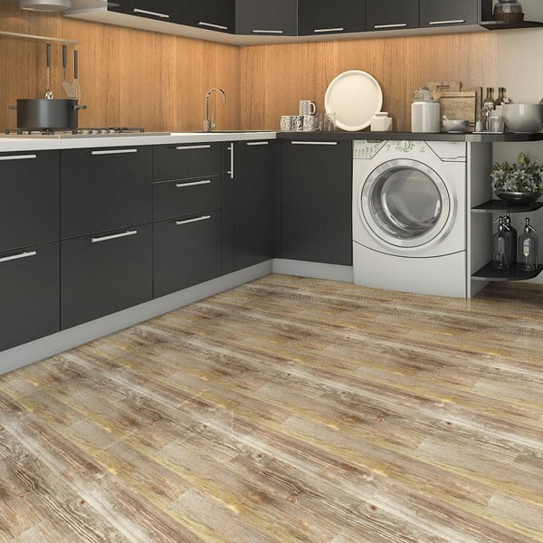 Grindų lipdukas 90x60 cm Wooden Floor - Ambiance-image-2