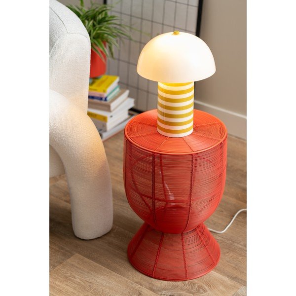 Iš metalo apvalios formos šoninis stalas ø 30,5 cm Cuerda Tambor – Leitmotiv-image-1