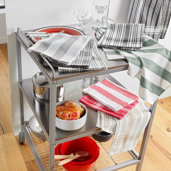 Iš medvilnės virtuvės rankšluostis 50x70 cm Bayado – douceur d'intérieur-image-1