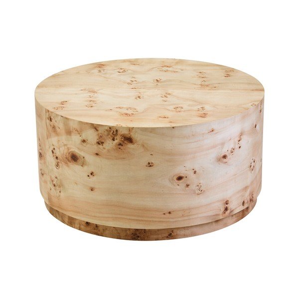 Natūralios spalvos apvalios formos kavos staliukas ø 80 cm Mota – Premier Housewares