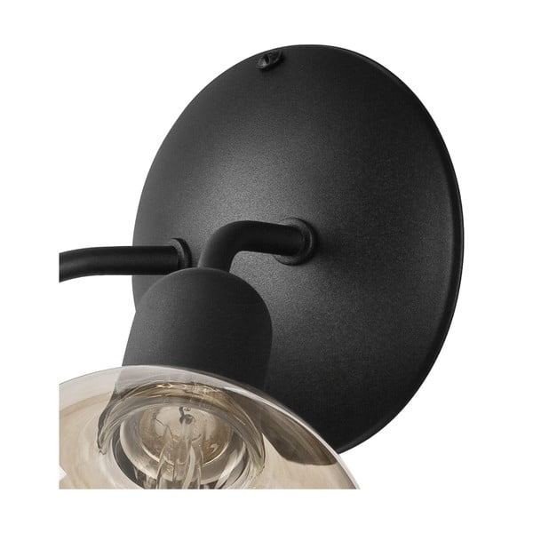 Sieninė lempa juodos spalvos Viggo – LAMKUR-image-4