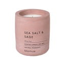 Aromatinė žvakė iš sojų vaško degimo laikas 24 h Fraga: Sea Salt and Sage – Blomus