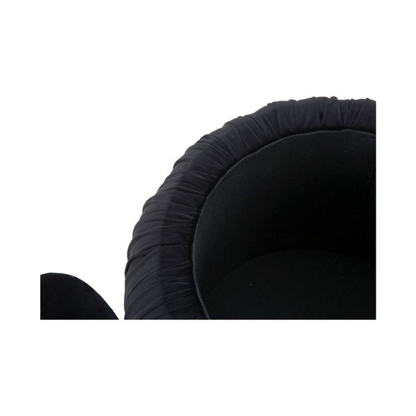 Juodas pufas su dėže "Mauro Ferretti Paris", ⌀ 41 cm-image-1