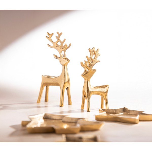 Iš metalo kalėdinė statulėlė (aukštis 11 cm) Noelle Reindeer – Ladelle-image-3