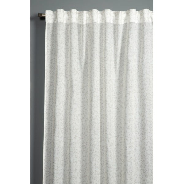 Baltos spalvos permatoma užuolaida 135x245 cm Zen Silence – Gardinia