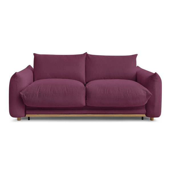 Sulankstoma sofa bordo spalvos 214 cm Ernest – Bobochic Paris