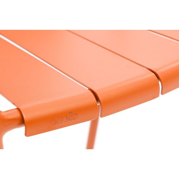 Metalinės sodo baro taburetės oranžinės spalvos 2 vnt. Fleole – Ezeis-image-3