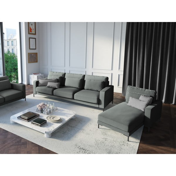 Pilkas poilsio gultas Interieurs 86 Seine, kampas dešinėje-image-1