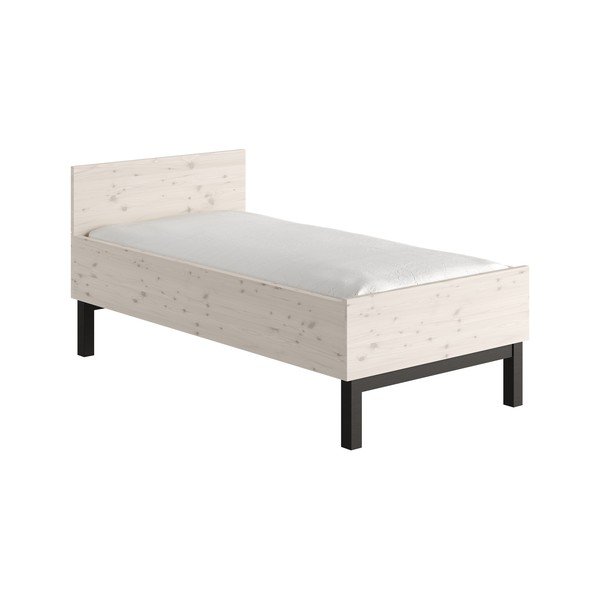 Vaikiška lovelė baltos spalvos 70x140 cm Country – Pinio-image-2