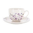 Baltos spalvos/violetinės spalvos iš porceliano puodelis 280 ml Louka – Orion