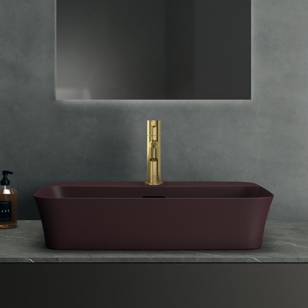Iš keramikos praustuvas bordo spalvos 55x38 cm Ipalyss – Ideal Standard-image-1