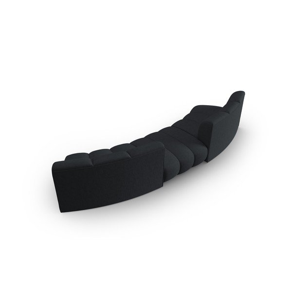 Sofa juodos spalvos 367 cm Lupine – Micadoni Home-image-3