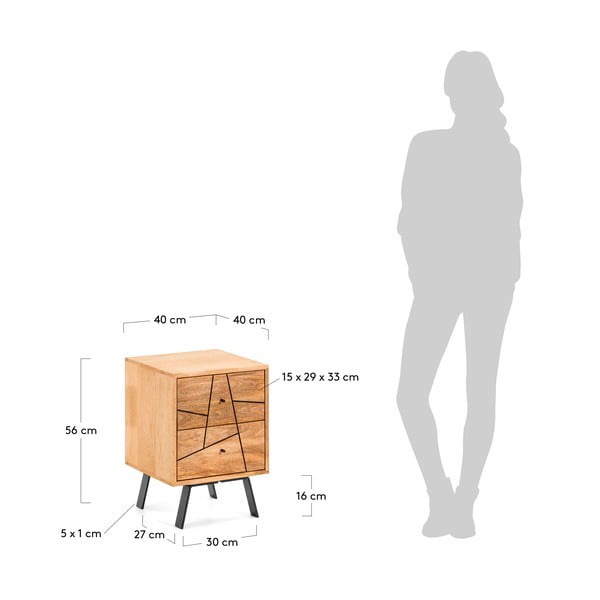 Mango medienos naktinis staliukas Kave Home Balia-image-4
