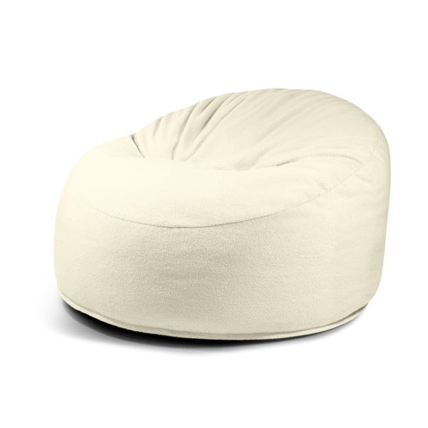 Kreminės spalvos iš boucle sėdmaišis Om 110 – SLOWDOWN