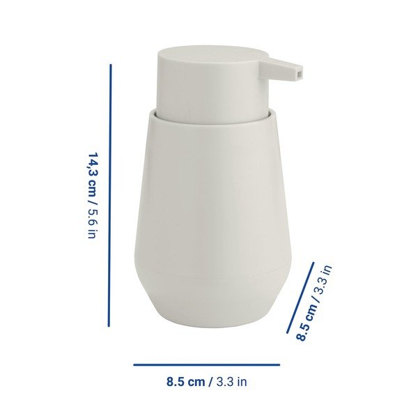 Kreminės spalvos iš plastiko muilo dozatorius 360 ml Vara – Allstar-image-1