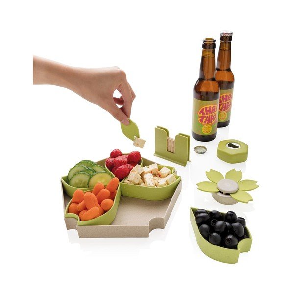 Žalias 4 dalių serviravimo rinkinys XD dizaino kolekcija-image-2