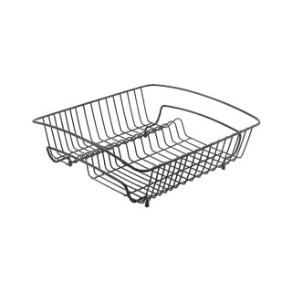 Černý odkapávač z nerezové oceli Metaltex Square Lava