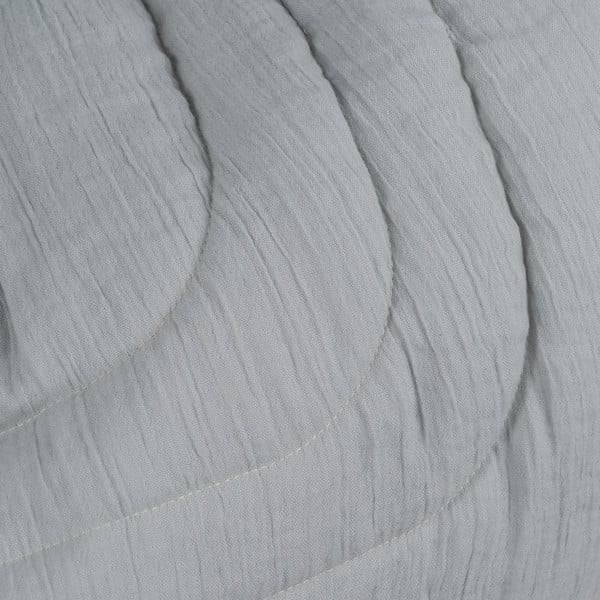 Pilkai žalios spalvos dygsniuota lovatiesė 230x260 cm – Ixia-image-2