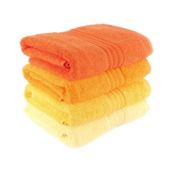 4 rankšluosčių rinkinys Foutastic Daisy, 70 x 140 cm-image-1