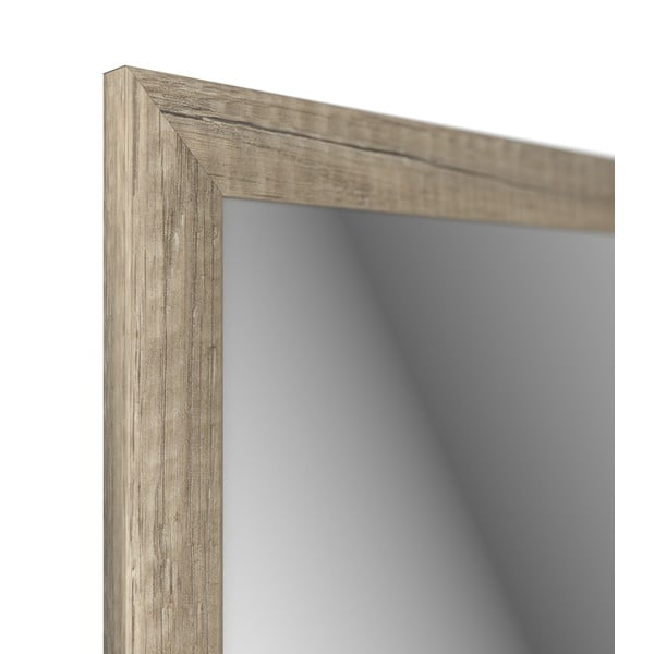 Natūralios medienos spalvos pastatomas veidrodis Styler Sicilia, 46 x 146 cm-image-2