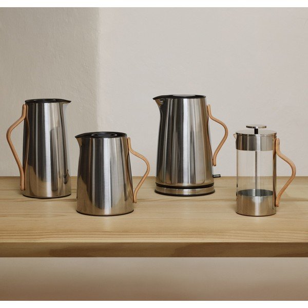 Sidabrinės spalvos iš nerūdijančio plieno termosas 1,2 l Emma – Stelton-image-1