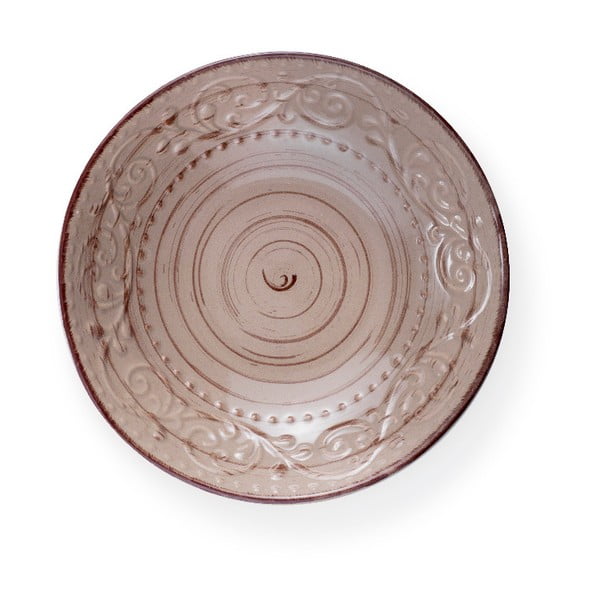 Smėlio rudos spalvos Brandani Serendipity akmens masės lėkštė, ⌀ 20 cm